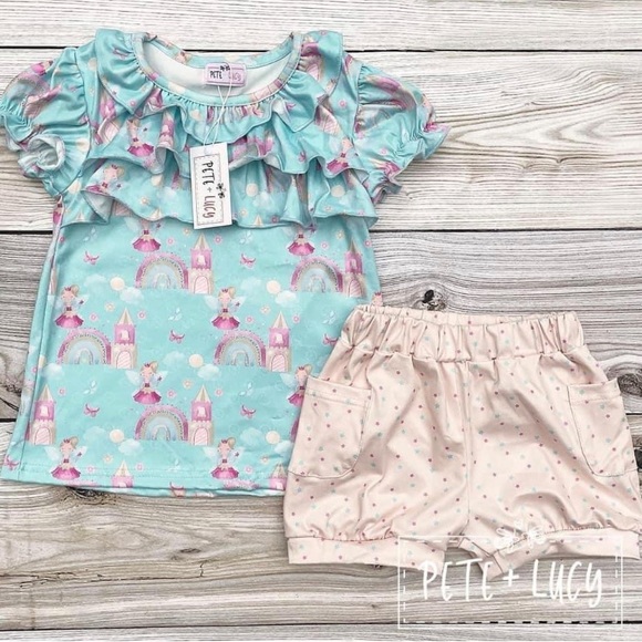 NWT Pete+Lucy Princess Fairy Short Set - Picture 1 of 3